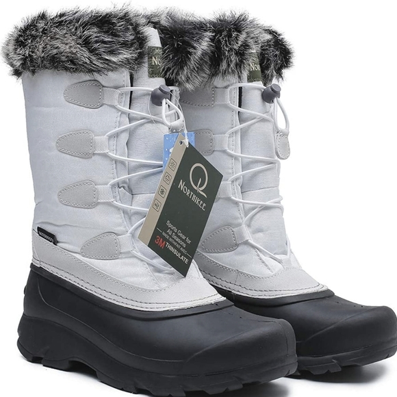 Northikee Shoes - Northikee 11M Winter Rain Snow Boots Insulated Non-Slip Faux Fur Rubber Sole NEW
